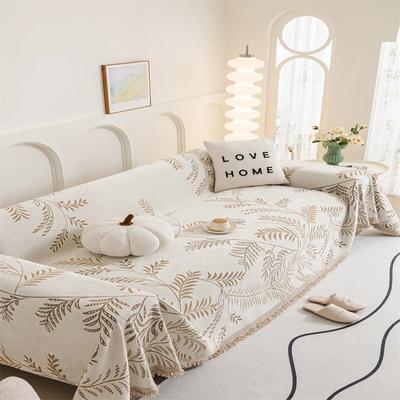 Couverture de canapé en coton tissé pour meubles de salon