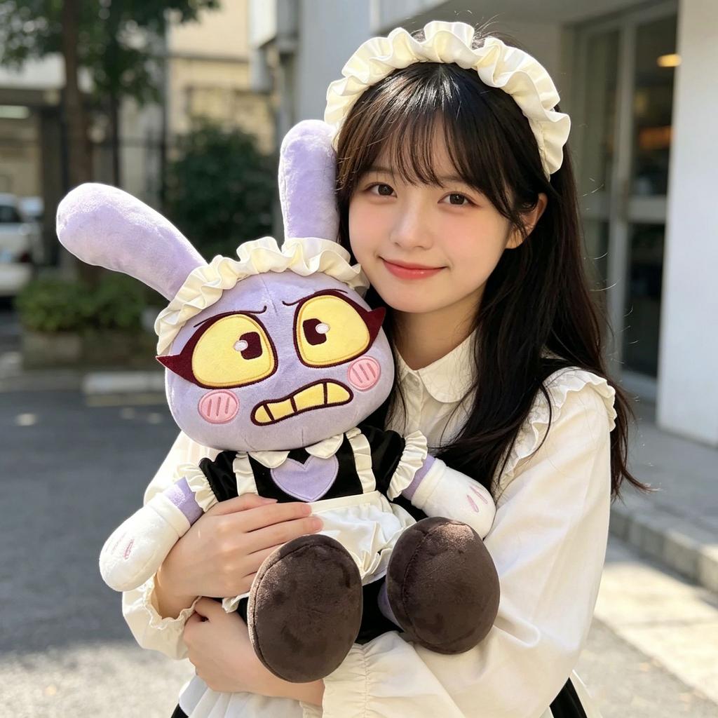 Amazing Magic Pomni Clown Rabbit Plush Doll Periphery Stuffed Toy Kids Adults Gift Anime Cute Theater Rabbit Digital Doll