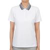 Zipore Golfwear Damen S Kragen Kurzarm T-Shirt g4lS23k866 Sno