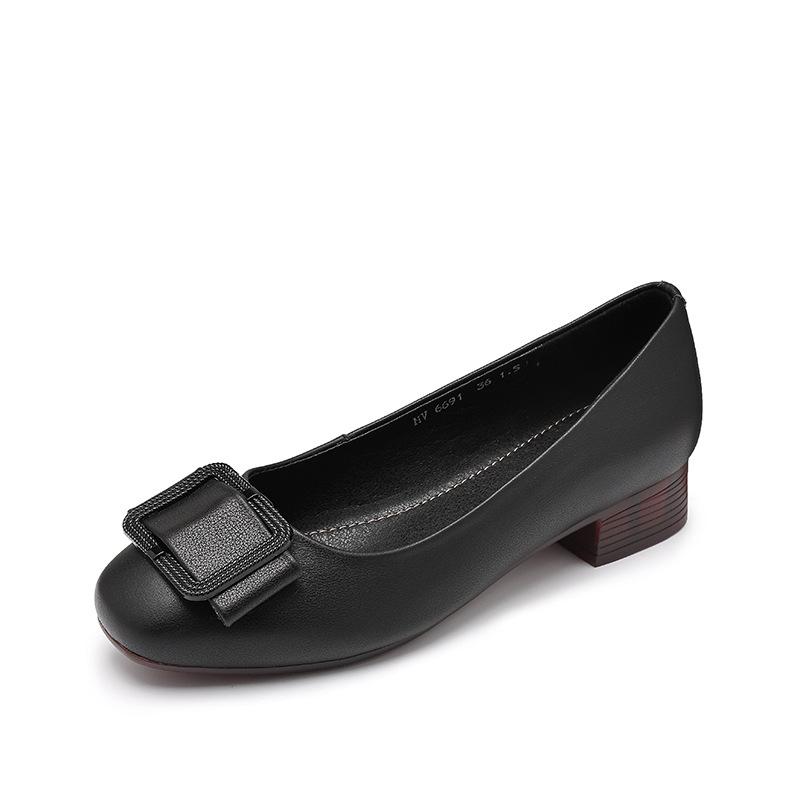 Fashion AIYUQI Women's Dress Shoes 2025 New Autumn Genuine Leather Ladies Shoes Large Size Fashion Shoes Women