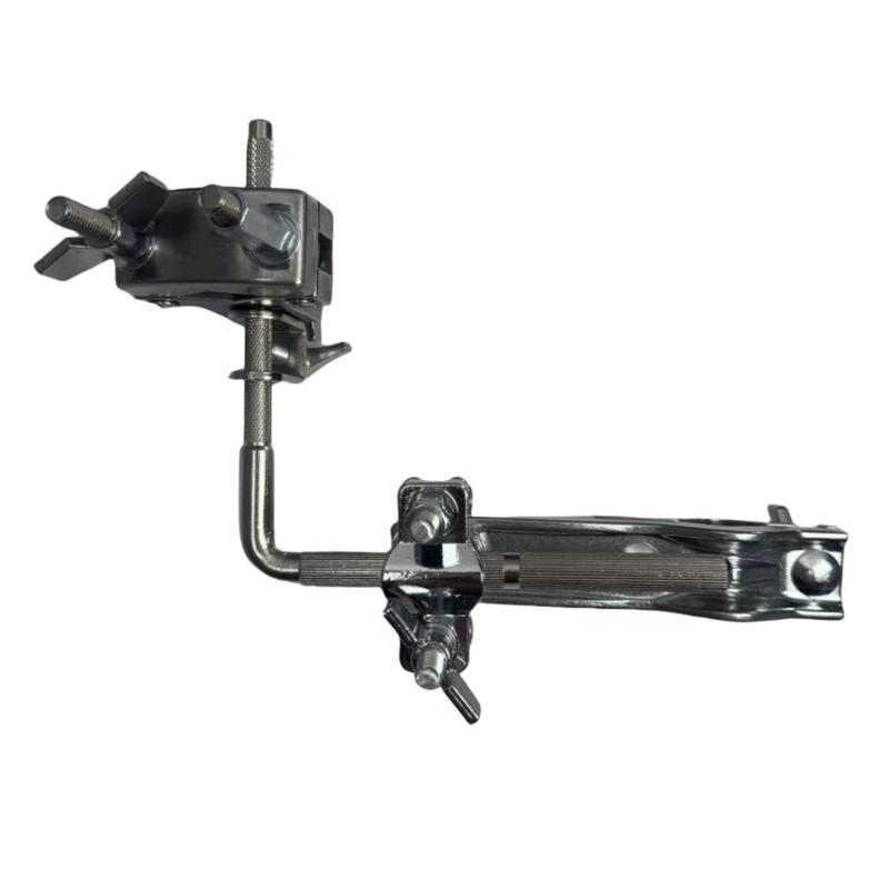 

360 Degree Pivoting Percussion Hardware Clamp Adjustable Mounting Bracket Memory Function Stainless Steel Construction 1