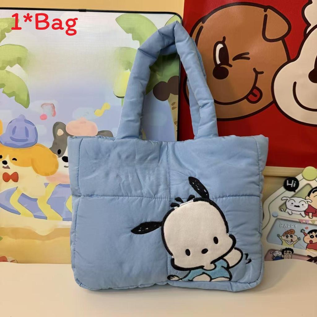 Cute Bunny Canvas Tote Bag With Magnetic Closure For Daily Use And Students