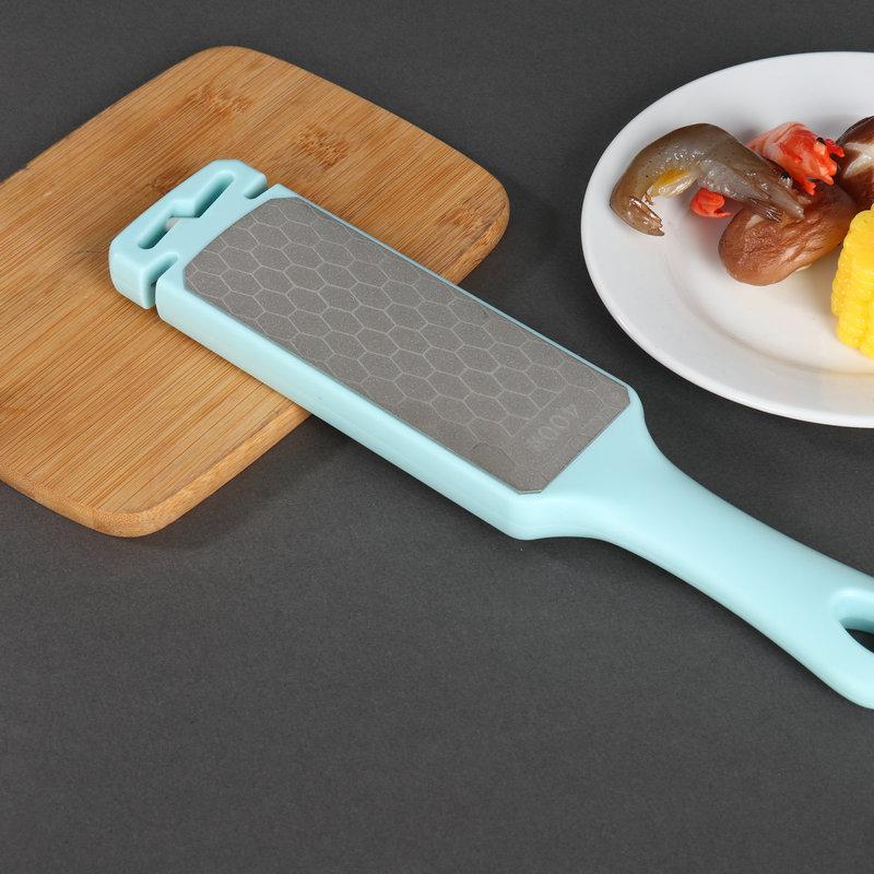 400/1000# New Multifunctional Sharpening Stone Creative Double-sided Gold Steel Sand Sharpening Stick Kitchen Gadgets