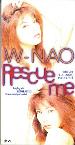 

CD W-NAO - Rescue Me CODA679PROMO B-C Japan Japanese Pop/Rock Used