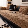 Nordic Style Shui Wave Sofa Cushion  Autumn And Winter New Plush Thick Anti Slip Sofa Cover Cloth Towel For Living Room