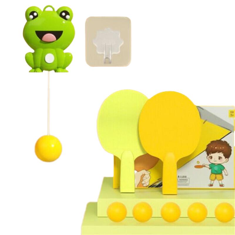Table Indoor Hanging Tennis Trainer With Racket And Balls Portable Exerciser Toy