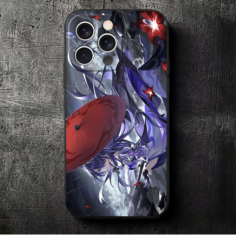 

Honkai Star Rail Ахерон Мягкий чехол для телефона для iPhone 16 16E 17 Air 15 Pro Max 14 Plus 13 Mini 11 12 7 Черный чехол Задняя крышка iPhone 16 Plus