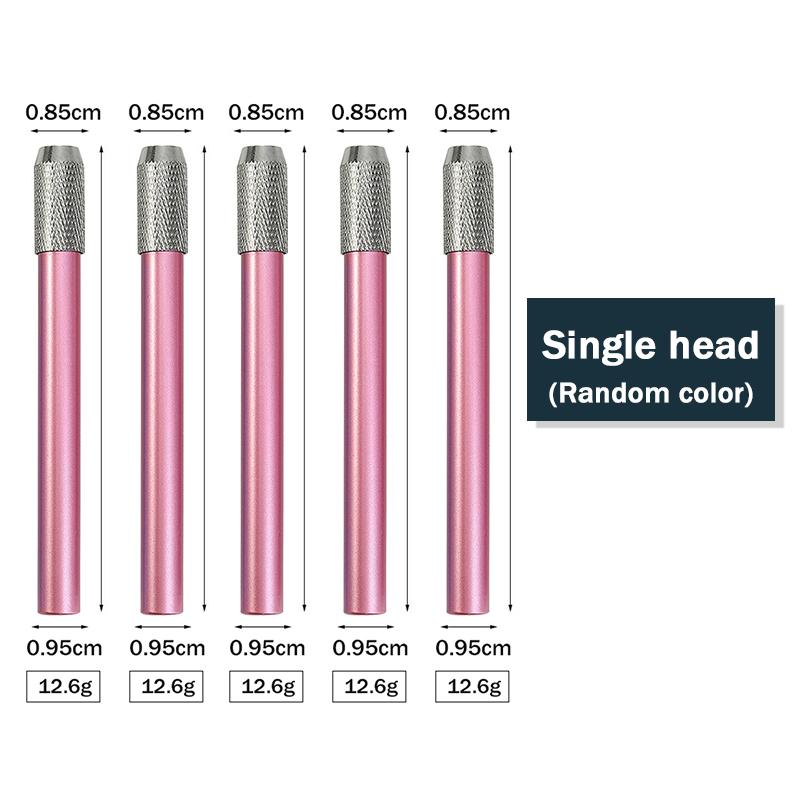 Suport prelungitor creion reglabil cu cap simplu/dublu, tijă prelungitoare metalică/lemn, creioane rotunde/triunghiulare/hexagonale, suport pentru creioane