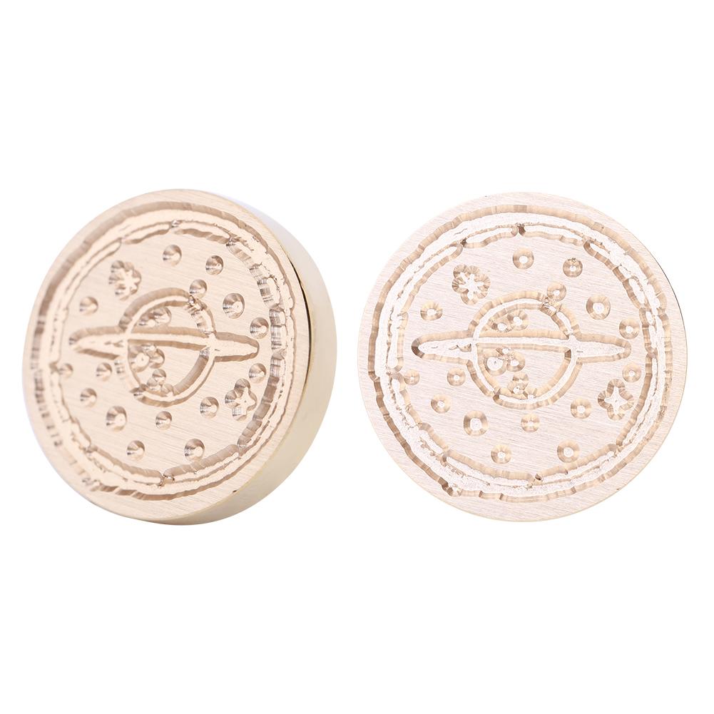 Selo de cera de céu estrelado retrô cabeça de carimbo de fogo tinta para cartão faça você mesmo envelopes selos