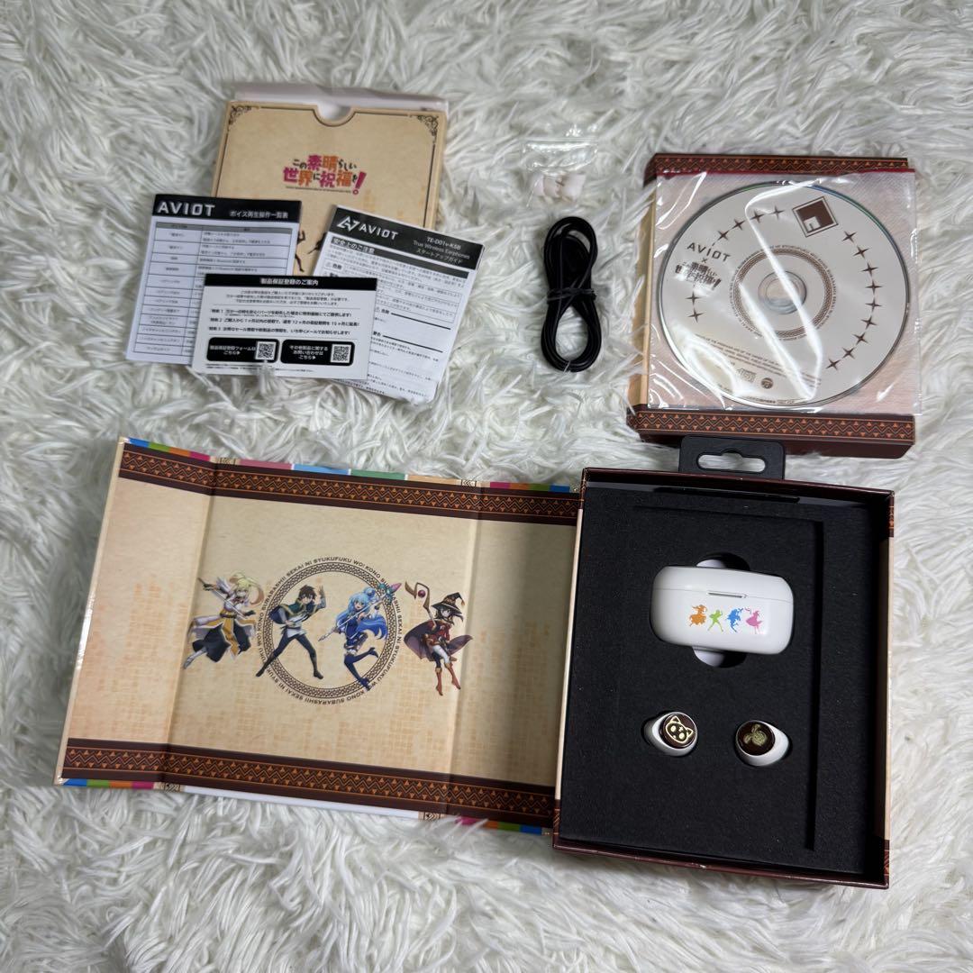 

[USED] AVIOT × KonoSuba: God s Blessing on this Wonderful World! Collaboration True Wireless Earphones