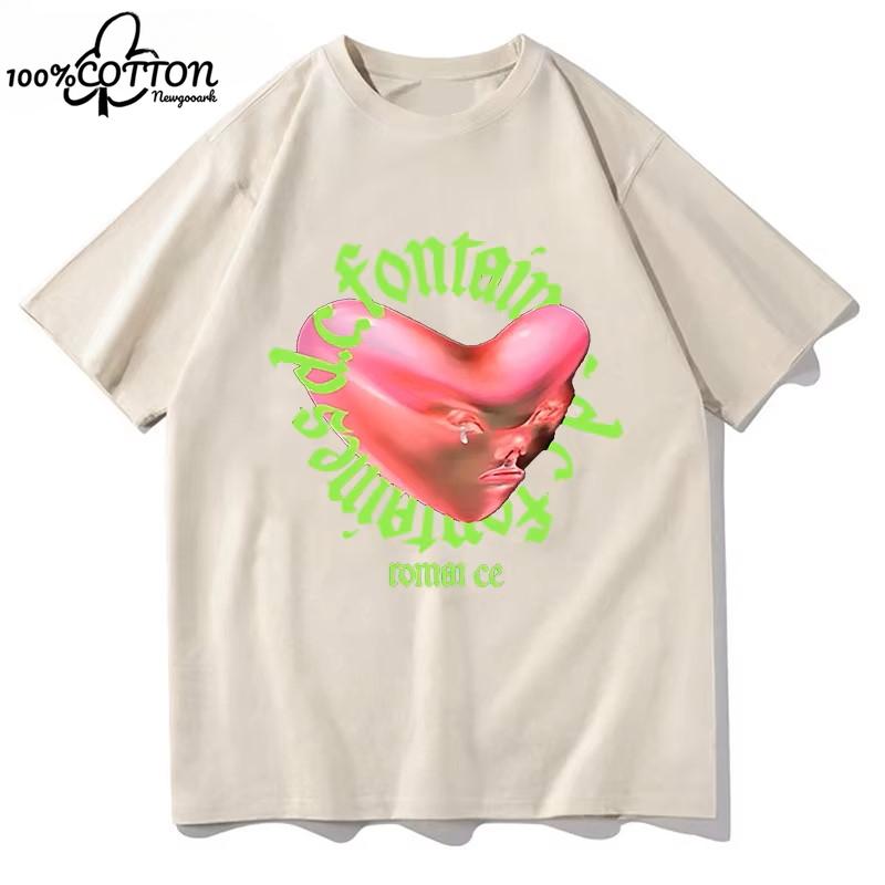 2024 Fontaines D.C.Romance T Shirt in The Modern World  Clothing Harajuku T-Shirt Unisex High Quality Tops Cotton S-6XL
