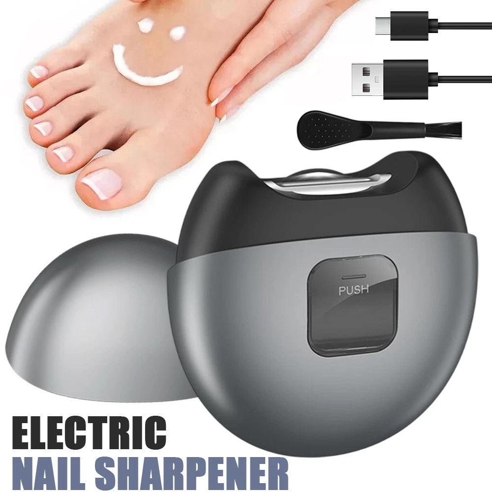 Compact Three-in-One Baby Nail Grinder: Automatic, Portable, Anti-Pinch Clippers