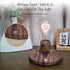 Romantic Heart Design Warm LED Night Light Table Lamp Magnetic Levitation Floating Light Bulb for Home Office Bar Counter Decor