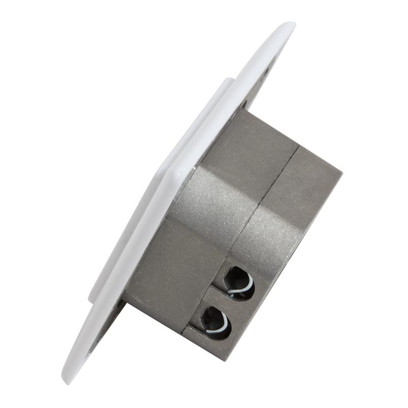 RJ45 LogiLink Cat.6 UP network socket, shielded PoE++, horizontal, flush-mounted
