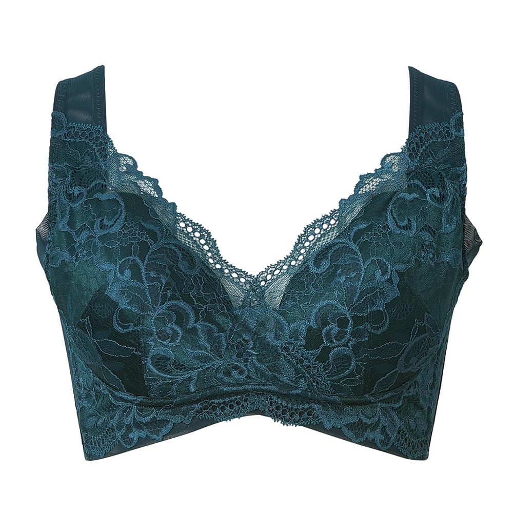 

Bradelis New York Беспроводной бюстгальтер Heartful, размер M, корректирующее белье, бюстгальтер каш-кёр, 24, изумрудный,