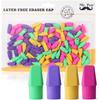 100pcs/set Pencil Top Erasers, Eraser Caps Tops, Topper Erasers