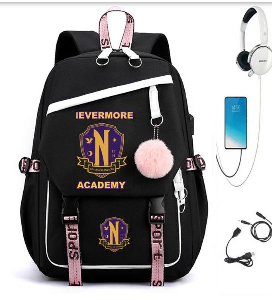 Backpack, Various Styles, Cartoon Heat Transfer, Digital Printing, Backpack, Large-Capacity Student Schoolbag