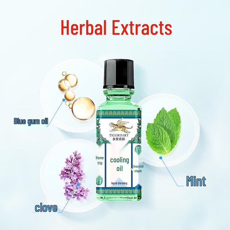 Yong'an Tiger Brand Cooling Oil (8-Pack)