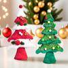 Christmas Tree Ornaments Plush Fabric Simulation Christmas Tree Desktop Atmosphere Decoration Layout