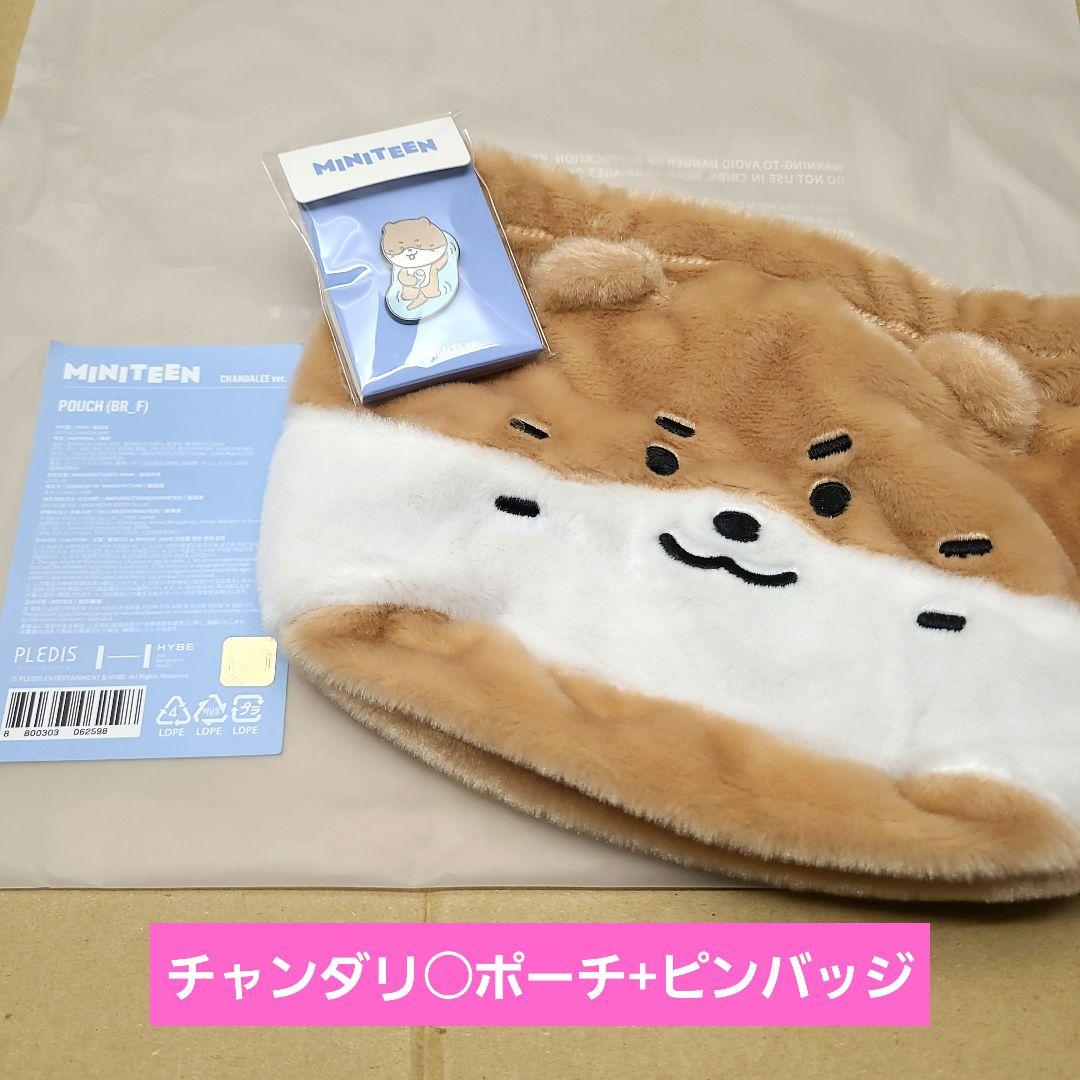

[USED] MINITEEN Dino Chandari Pouch Pin Badge Miniteen Goods