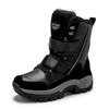 Xinjiang cotton shoes casual sports Velcro medium and long snow boots warm thickened velvet shoes
