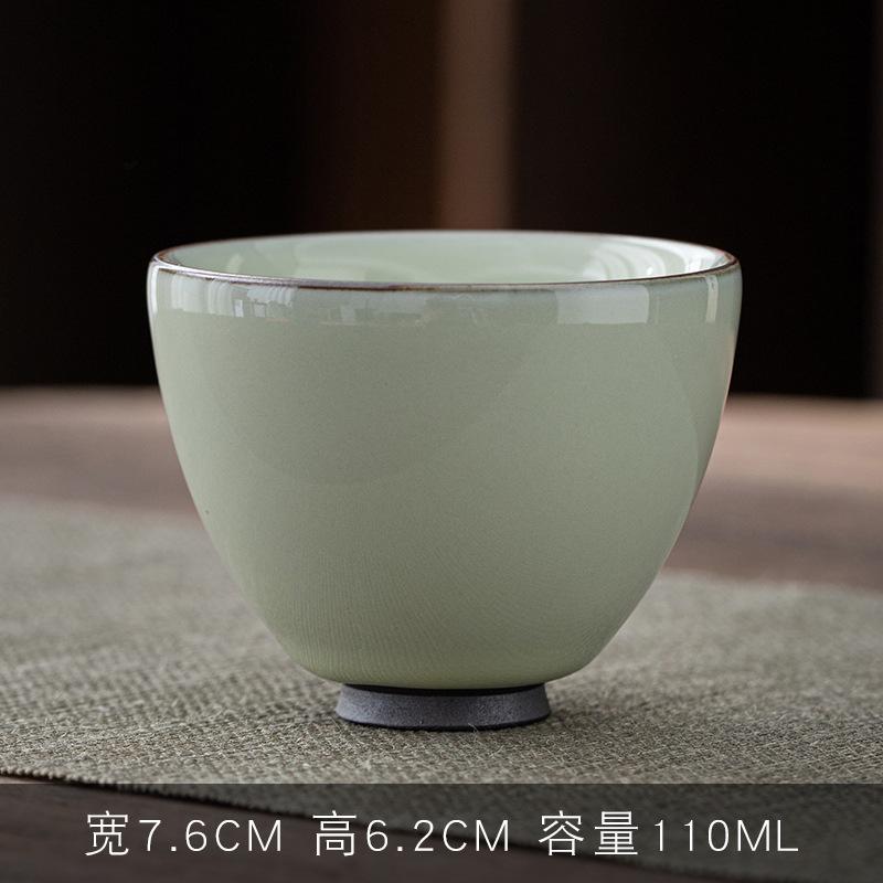 ברזל גלגל רשמי טיאנקינג קרמיקה קונג פו סט תה טעימה אישית ג'ון קילן סגנון סיני ג'יאן מאסטר כוס