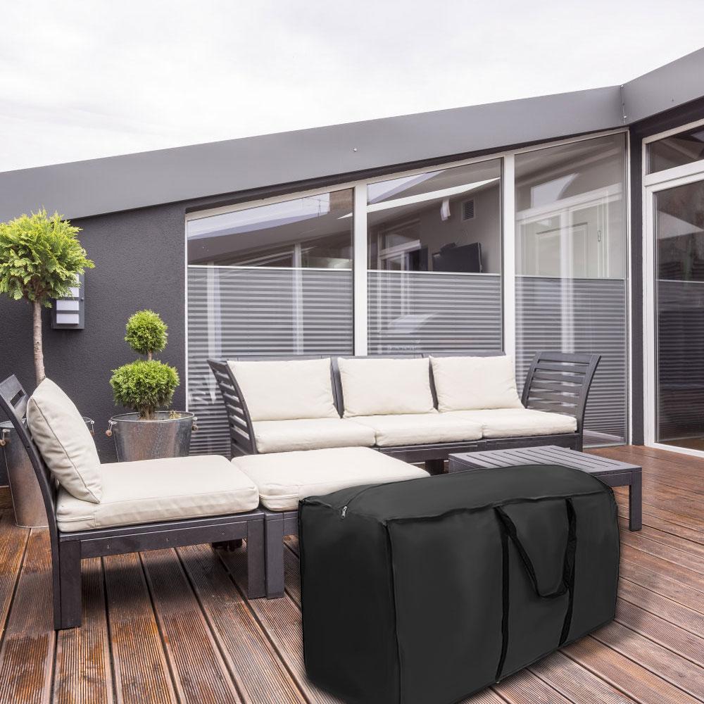 Furniture Outdoor Cushion Storage Bag Oxford Cloth Waterproof Anti-UV Christmas Tree Storage Bag Rectangle Rip Proof Storage Bag