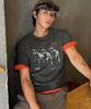 WMC [Crop] Garment Dyed Graphic T-Shirt_Charcoal Grey