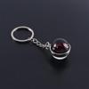 Key Chain Holder Jewelry Leo Pendant Glass Ball Keychain 12 Constellation Key Rings Zodiac Keychain