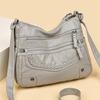 2026 Damen Weiches Leder Schulter- & Umhängetasche Vielseitige Mehrzweck-Schultertasche für mittlere und ältere Jahre