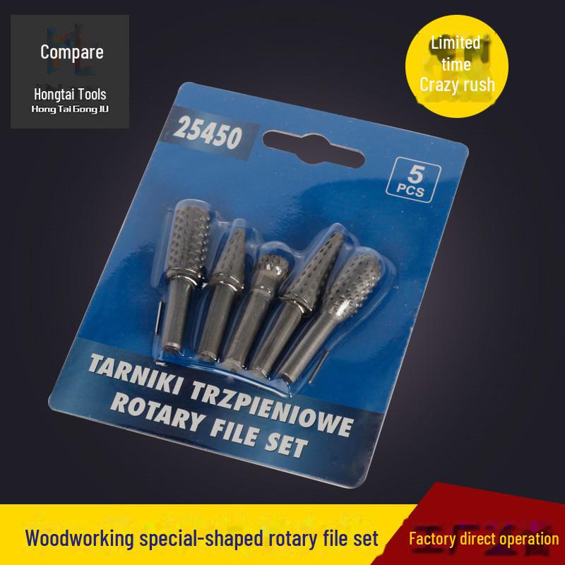 Elektrická rotační sada nástrojů pro řezbářství do dřeva pro broušení a tvarování kořenů