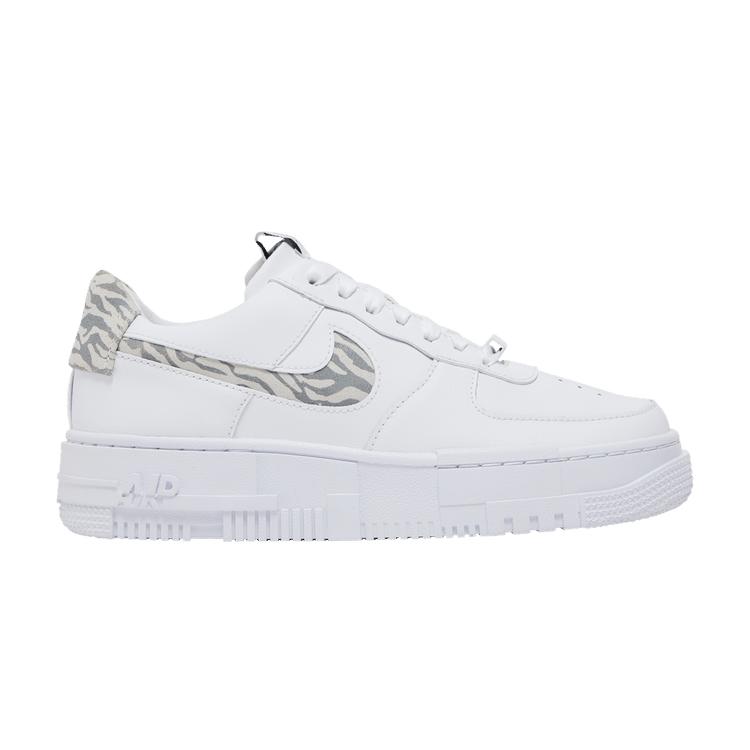 Nike Air Force 1 Low Pixel SE Weiß Zebra (Damen) Turnschuhe 35.5 white