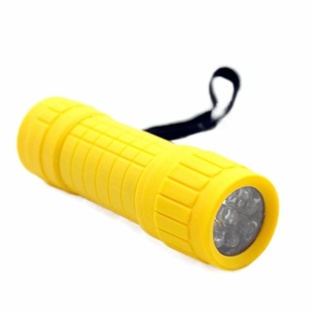 6PCS High Quality Mini LED Flashlight Waterproof Durable Handheld Torch Assorted Colors Emergency Flashlight Power Outage