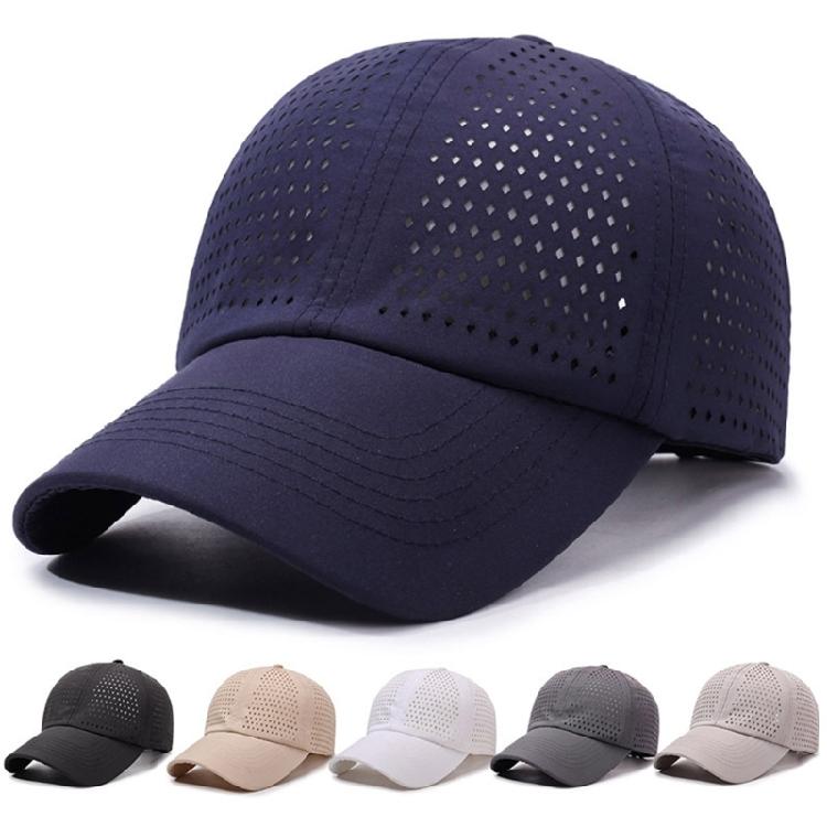 Ventilated Sport Sun Hat Quick Dry Fabric Unisex Adjustable Outdoor Hat 6 Color Variants
