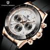 Pagani Design SEIKO Quartz Daytona with Ceramic Dress Stainless Steel Sapphire PAGANI DESIGN Men's Watch, Japanese-made Movement, Chronograph, Case,
