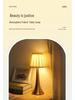 Nordic Metal Fabric USB Table Lamp - LED Night Light for Bedroom or Study