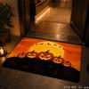 VIKAMA Halloween Welcome Door Mat And Entrance Floor Mat Gothic Style Anti Slip Carpet For Indoor And Outdoor Home Decoration