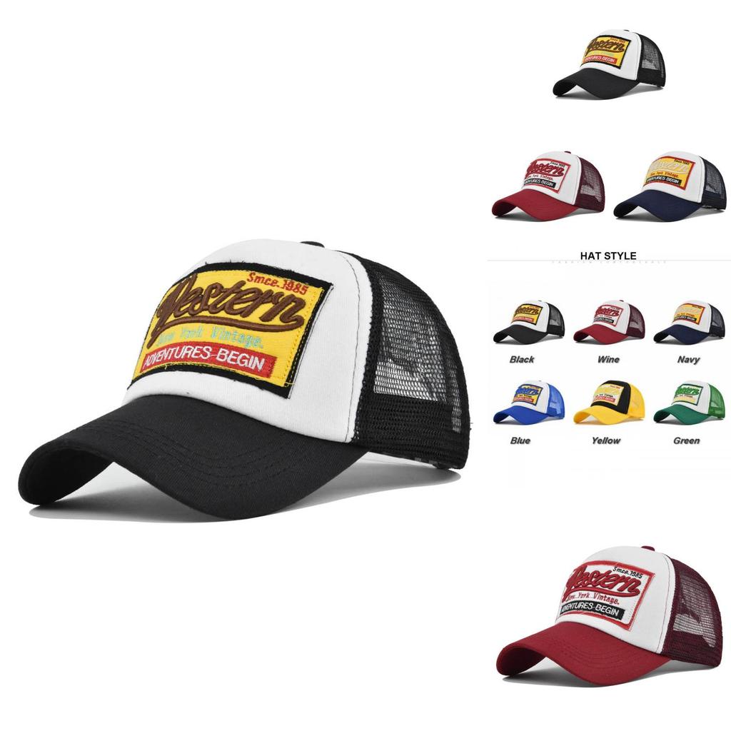 Casual Embroidered Duckbill Cap With Cartoon Pattern For All Seasons
