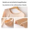 Women's Modal Long Sleeve Round Neck Top – Thin Autumn/Winter Sweater, Large Size