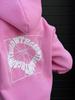 European & American Women's Winter Hoodie with Letter Print & Foam Bag Patch