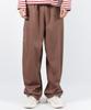 Deumakeu M Stripe Chicano Wide One-Tuck Pants -Brown