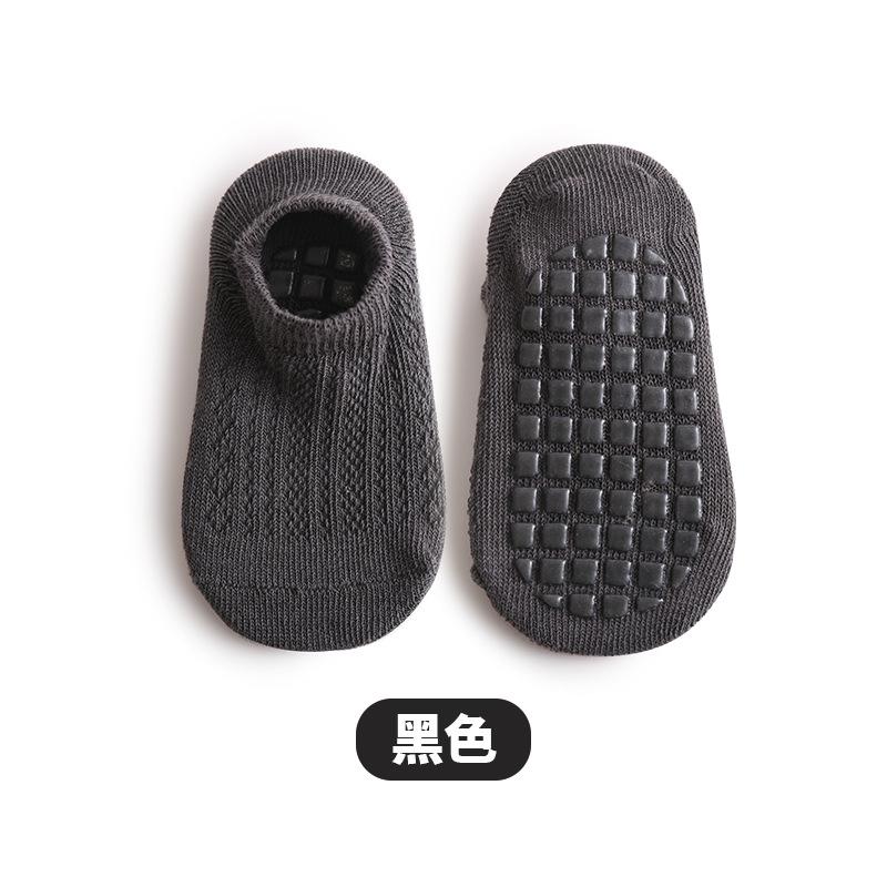 Summer Baby Sock for Boy Girl Candy Solid Color Ankle Short Sock for Toddler Thin Soft Breathable Indoor Non-slip Floor Sock