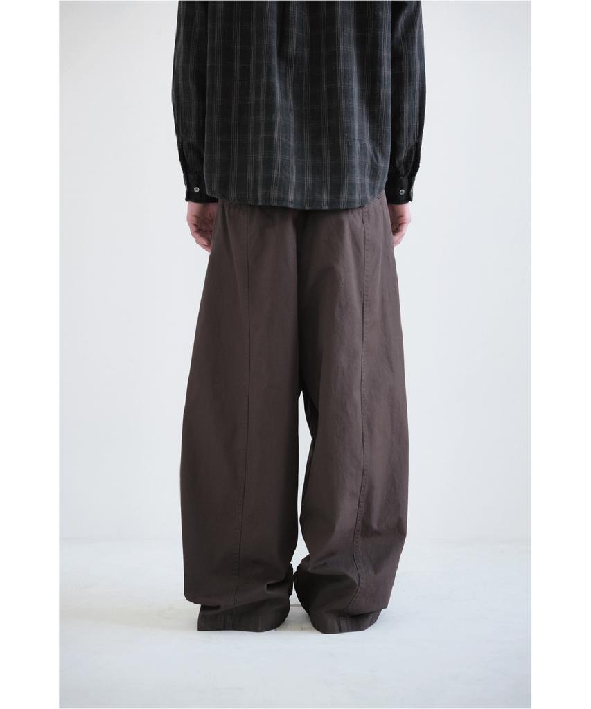 Haechinglum Slump Trousers Dark Brown