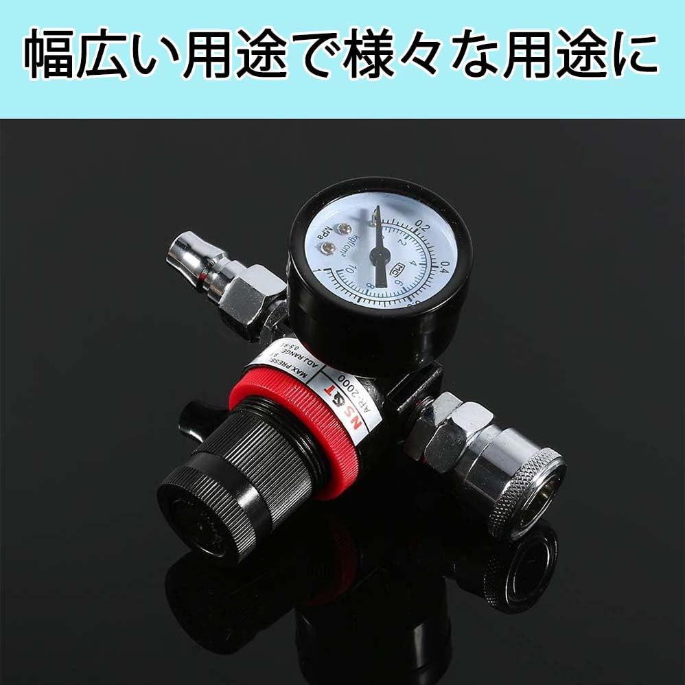 RINHAPI AR-2000 Pressure Regulator, 0-145PSI, Air Adjustment Valve, Compressor