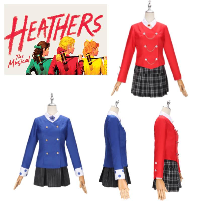 The Heathers Musikal Veronica Sawyer Halloween Cosplay Kostyme Draktssett Polyester