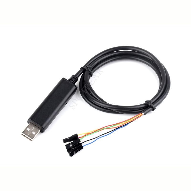 Industrial-Grade USB To TTL Serial UART Cable with Original FT232RNL and Multiple Protections
