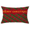 Christmas Simple Print Series Peach Skin Waist Pillowcase Home Sofa Pillowcase Office Pillowcase