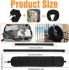 Fillable Travel Neck Pillow, Can Hold Clothes, Pillowcase Storage, Lycra Fabric, Portable Travel Bag Pillow