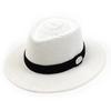 Yunibeosyeolkemiseuteuli Sv Metal Knit White Long Fedora