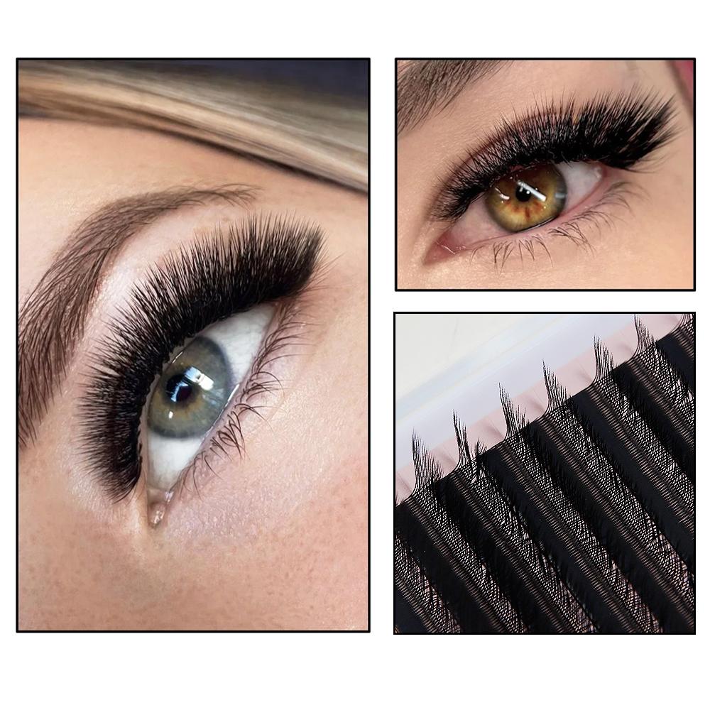 Goddess YY Shape Lashes C D CC M L Curl Individual Eyelash Extensions Brazilian Premade YY Volume Fan Lashes Natural Soft